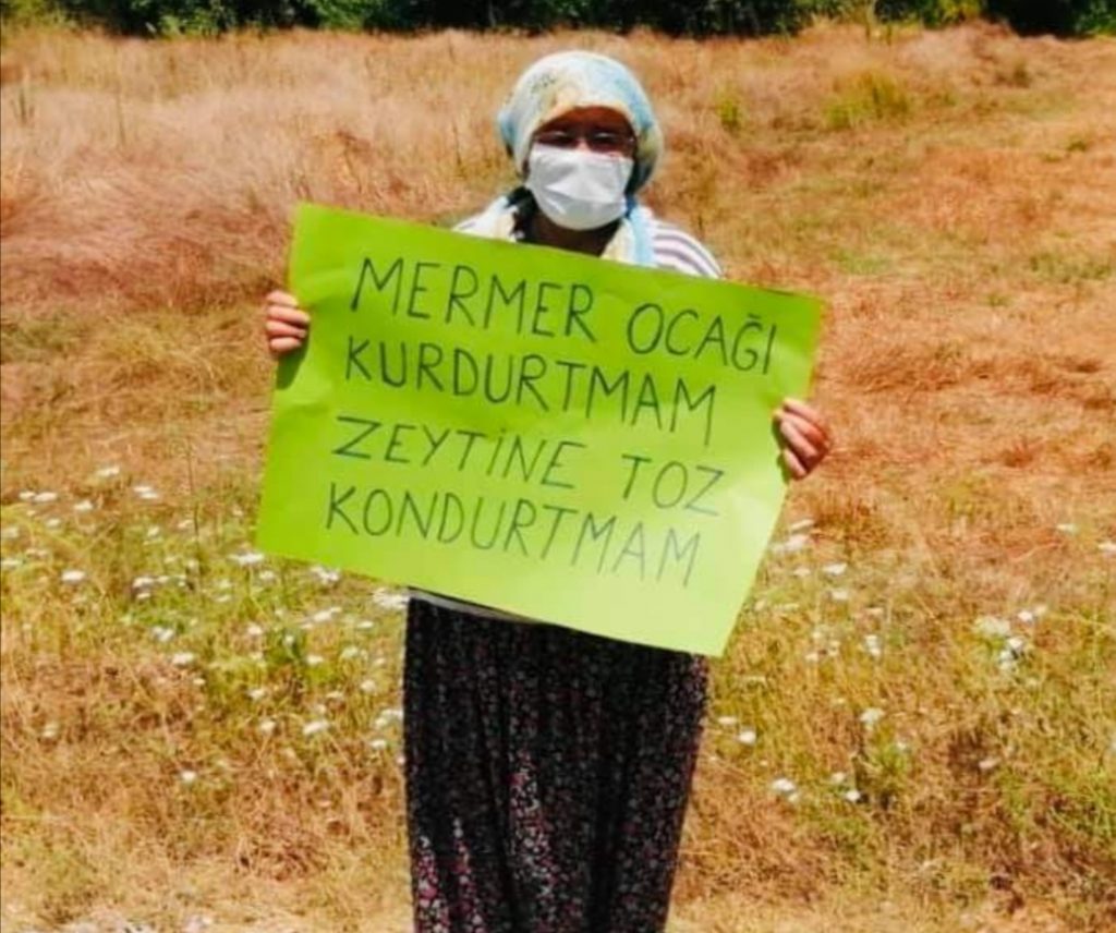 Yurttaşın mermer ocağı isyanı: Köyümüzü bize dar etmeyin