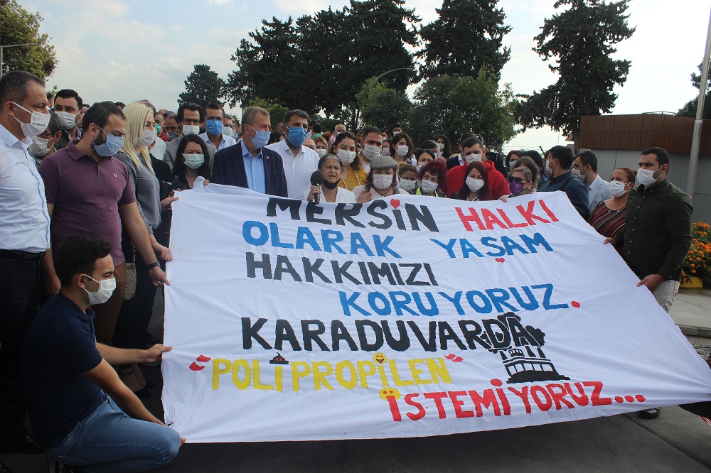 Mersinliler yaşam alanları için dayanışmayı büyütüyor