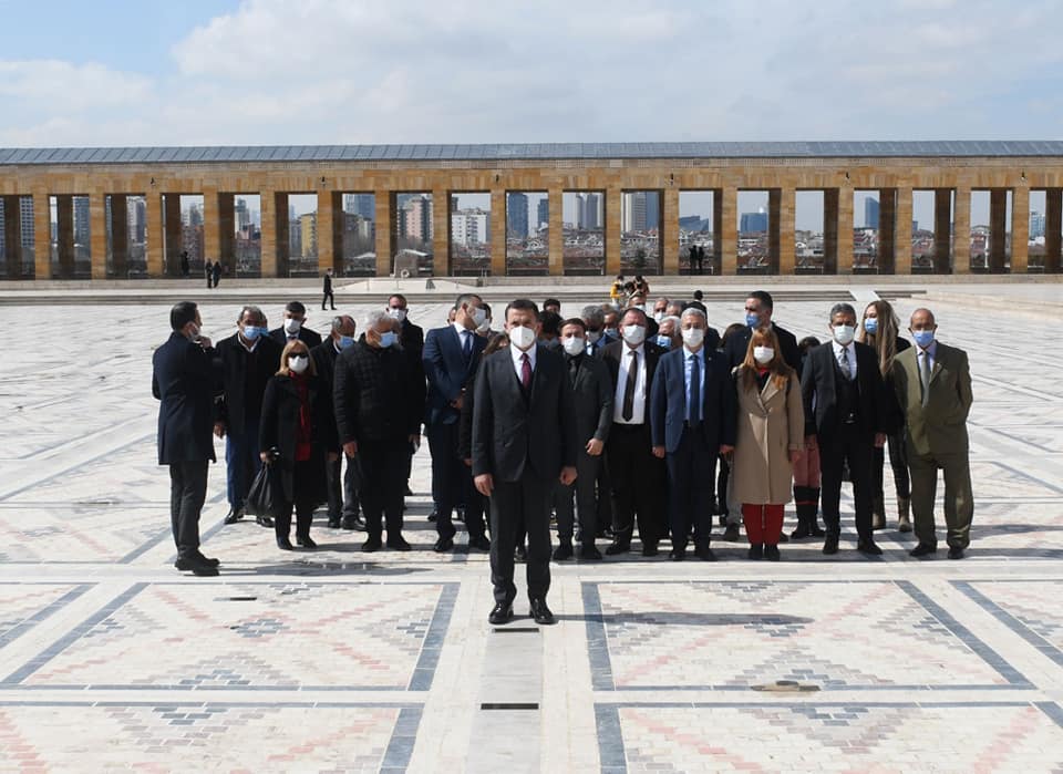 Yenişehirli muhtarlar Anıtkabir’de