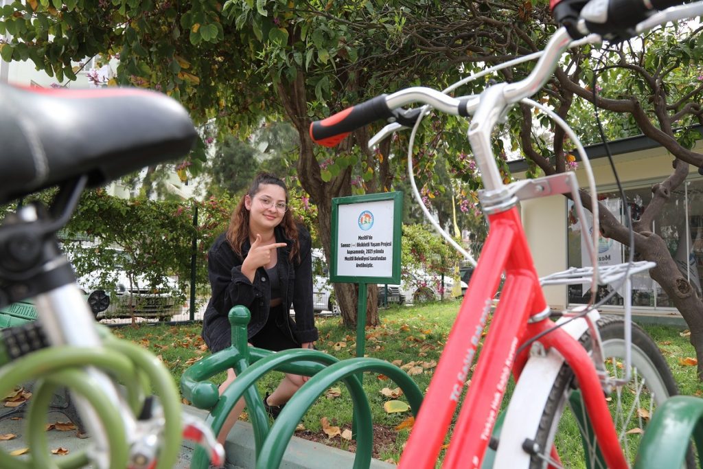 Mezitli’ye bisiklet durakları