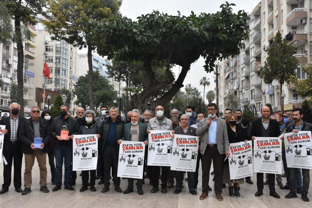 Zamlara karşı miting çağrısı