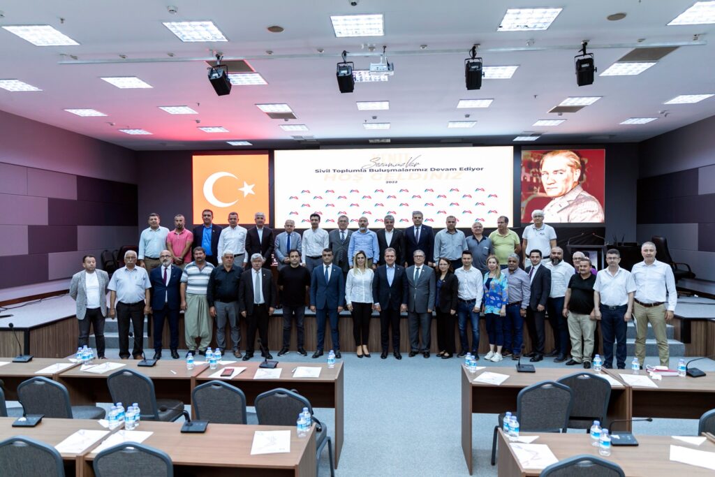 Mersin Büyükşehir’de sivil toplum buluşmaları sürüyor