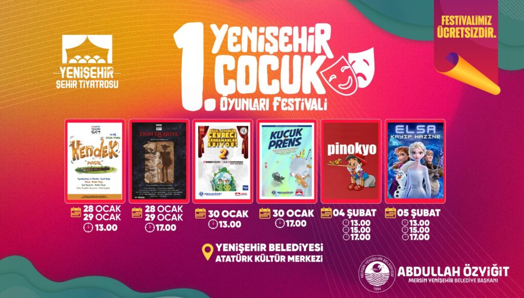Çocuk Oyunları Festivali 28 Ocak’ta başlıyor