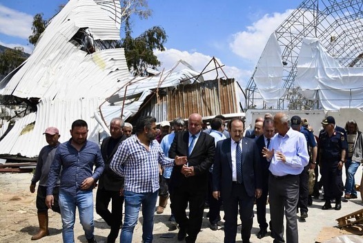 Vali Pehlivan hortum felaketinin vurduğu Anamur’u gezdi