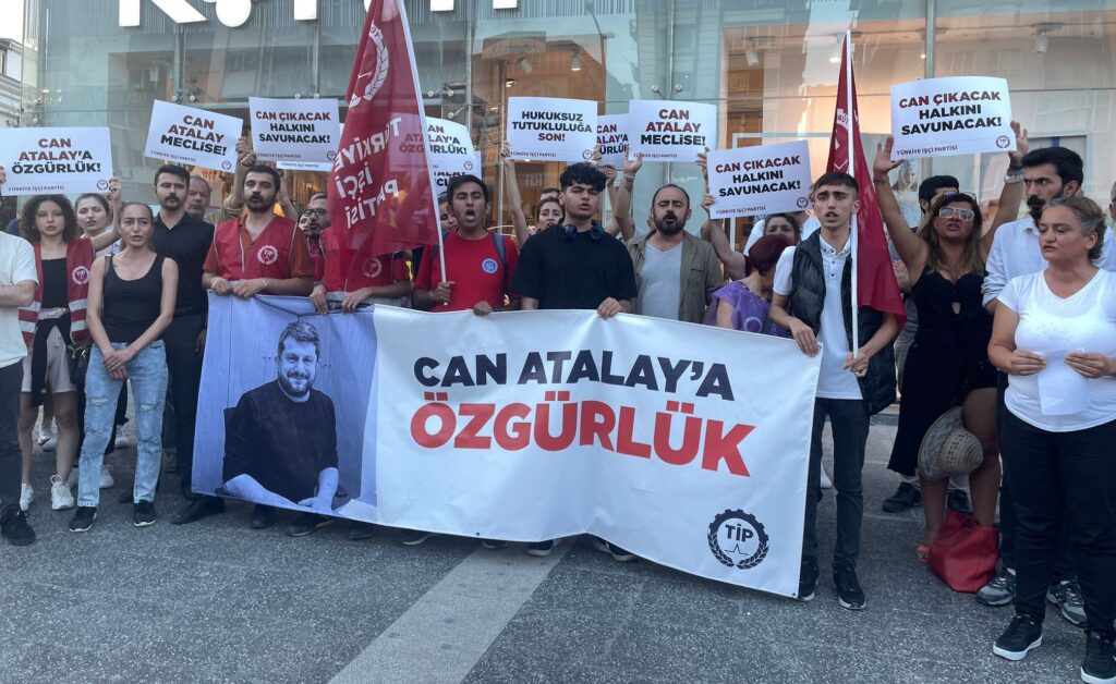 “Can Atalay’a özgürlük istiyoruz”