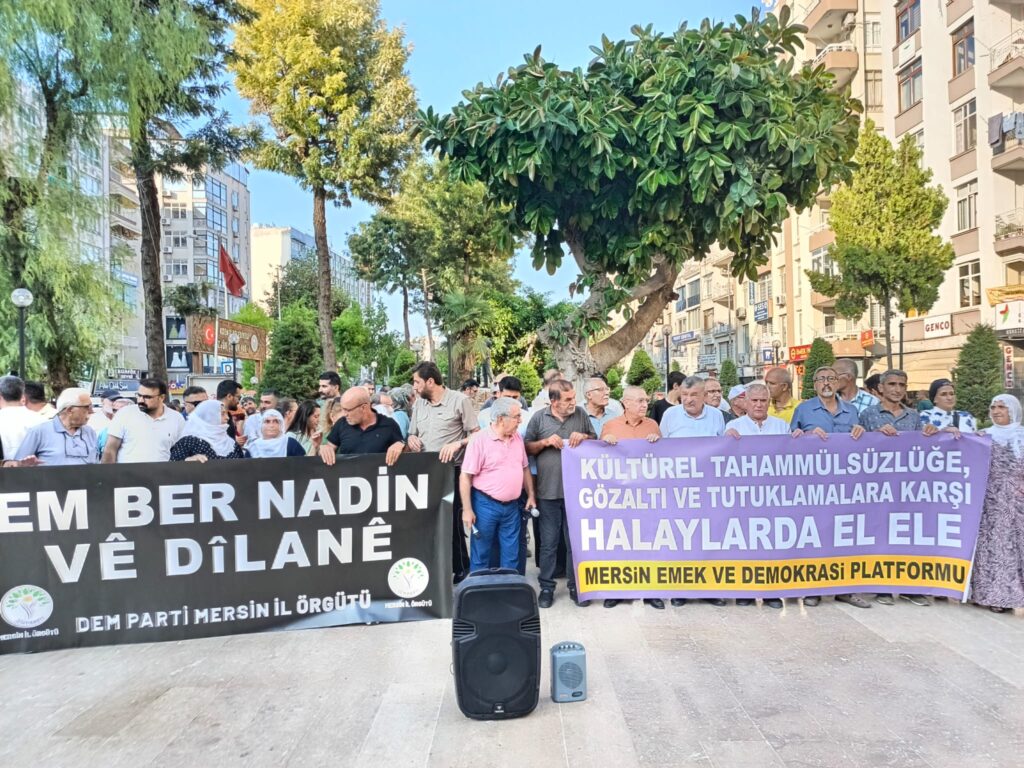 Kürtçe halay çekenlerin tutuklanması protesto edildi