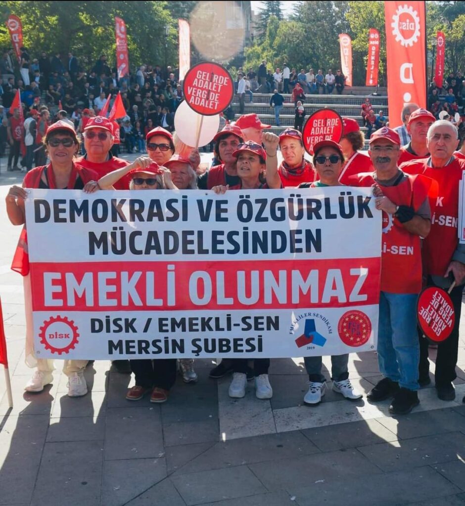 DİSK Emekli-Sen: İtaat yok, isyan var