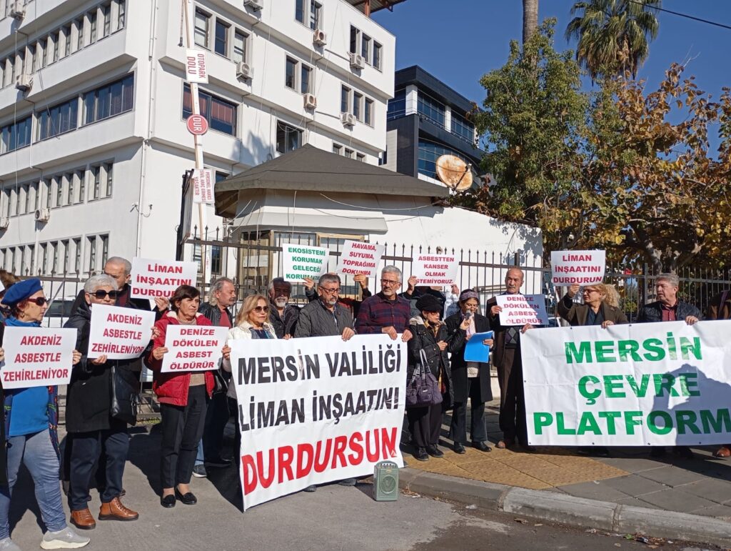 Çevrecilerden “liman inşaatını durdurun” çağrısı