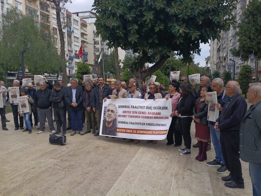 Emek örgütleri, sendikacı Mehmet Türkmen’e sahip çıkıyor