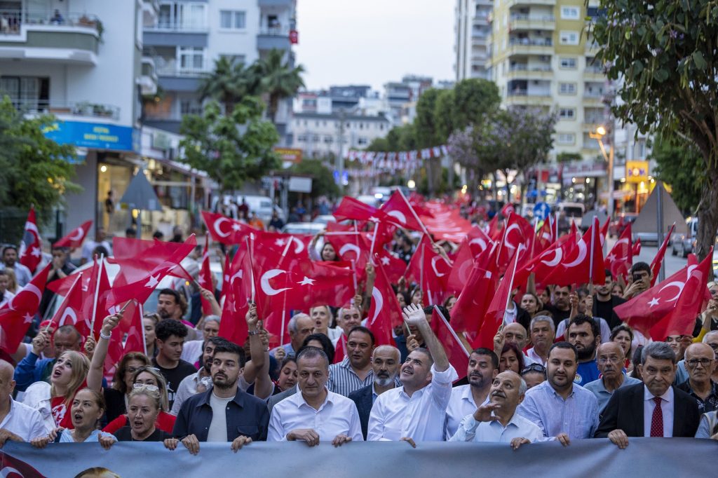 Mezitli sokaklarında bayram coşkusu