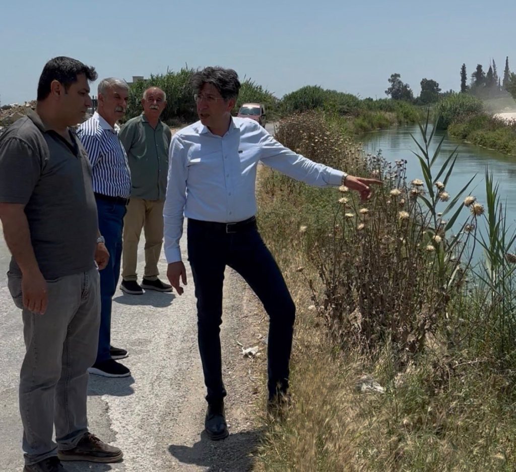 Milletvekili Ali Bozan, sulama kanallarını inceledi: Bu ihmal ölüme davetiye çıkarıyor!