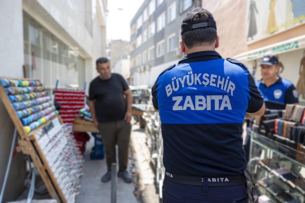 Kaldırım işgallerine karşı denetim