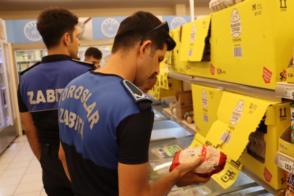 Toroslar zabıtası denetimde