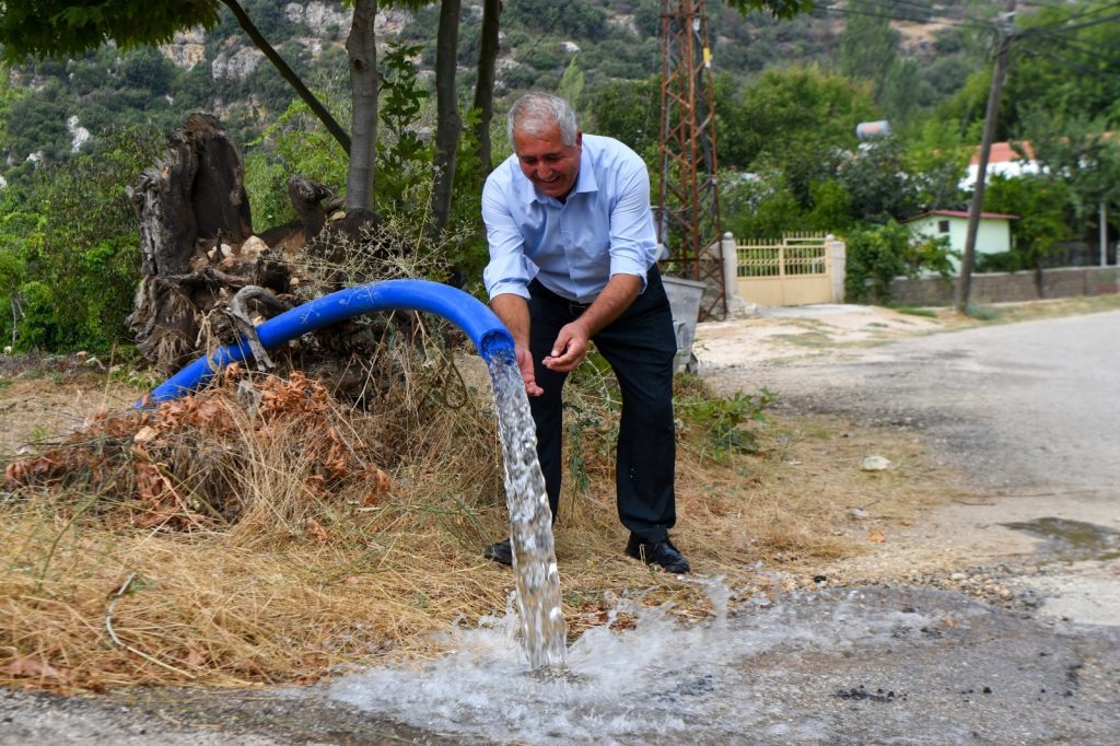 Bir köy daha kesintisiz içme suyuna kavuştu